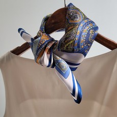 Vavisoo 100% 絲 迷你Kinsha佩斯利 絲巾