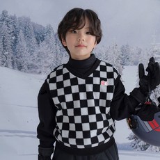 베리클로젯 주니어 남아용 픽셀 체커 베스트