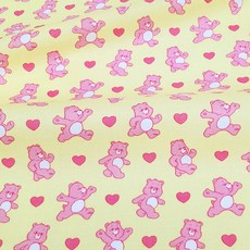 르우홈 20수 면 패브릭 꾸러기 원단, 옐로우, 1개