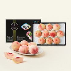 하늘작 GAP 인증 충주 당도선별 부드러운 백도복숭아, 1개, 4kg(8~10입)