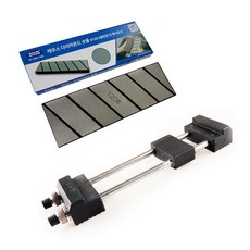 ZEUS 平握金剛石磨石 120 粒度 LX-1806 + 橡膠磨石底座套組, 1組