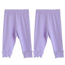 女款6分內搭褲 2入