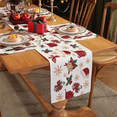 Block Mart 聖誕餐桌旗, 30 x 140 cm, 1個, 帽子