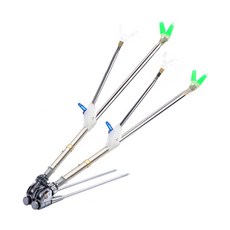 SAPA Easy 雙砲 釣竿支架, 綠色