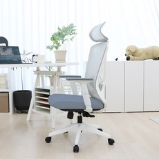 Linback 電腦辦公書桌學習椅 LB235H, 灰色