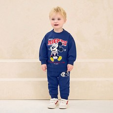 milkmile 嬰幼兒 Disney Baby 米奇燦爛微笑上下套裝