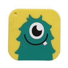 多功能可愛角色杯墊 砂鍋墊 怪獸, 1個