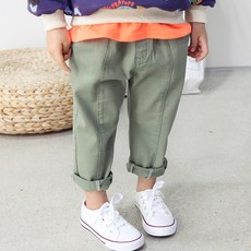 chocomong 兒童羅紋開衩長褲