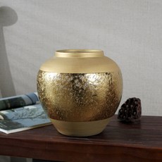 金色裝飾花瓶 YT_RA133, 混色