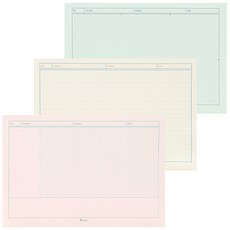 b fancy 日常記事本B5臥式3件套, Study Plus、康奈爾方法、網格, 1套