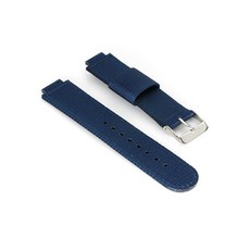 數位村莊 Galaxy Watch3/Watch4 / Active2 40mm / 41mm / 42mm / 44mm 戶外運動錶帶, 海軍藍