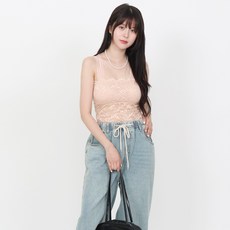 엘쏘 여성용 플라워 레이스 브라캡 나시티 2p