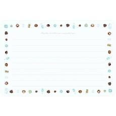 라운드 엣지 편지지, 커피, 50개