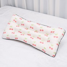 ahtty blanc 幼兒用一體式寬版枕頭, 1個, 甜蜜櫻桃