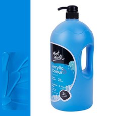 Mont Marte 蒙瑪特 darumi丙烯酸散裝16湖藍色, 1 種顏色, 2L