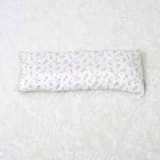 ahtty blanc 涼感人造絲寬版嬰兒枕頭套 2入 枕芯, 愛心貓