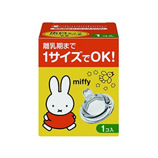ChuChu MIFFY寬口徑奶瓶用奶嘴, 0歲以上, 1盒