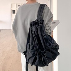 플랜데이 여성용 캐주얼 쓰리 포켓 스트링 백팩