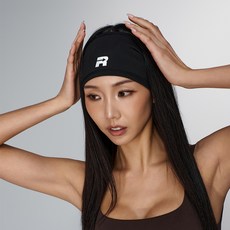 타임투런 퍼포먼스 러닝 헤어밴드, 블랙, 1개