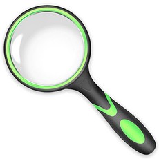 Vakozel 100mm 手柄放大鏡, 綠色, 1個