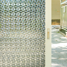 여신 유용한 유리 창문 사생활 보호 샤이닝 3D 시트지, 다이아몬드