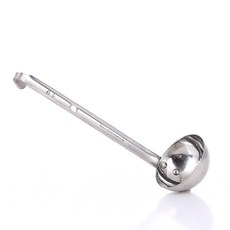 食堂大湯勺 500ml, 銀, 1個