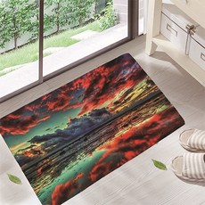 深色風格 適合居家氛圍的浴室廚房門墊, 01, 1個