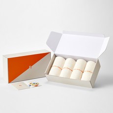 RemyJ 麻糬毛巾 250克 40支 精梳莫代爾, 1組, 白色