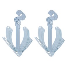 Market A 鹿角造型曬鞋掛勾, 10個, 藍色