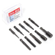 ZiO-BiZ 50毫米磁性六角批頭 10件組 + 便攜盒套裝, 1組