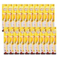 지앤마 써니비 키즈 유아 칫솔 1단계, 여아용, 1개입, 20개