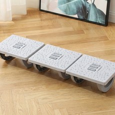 더플로우커머스 시원편안 지압 마사지 발받침대 3p, 그레이