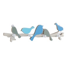 鳥設計壁掛式掛勾 YT_RA1133, 藍色