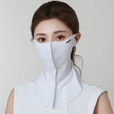 OZERO Riverfox高爾夫面罩 111, 1個, 白色