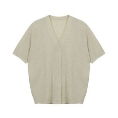 탱커스 여성용 나폴리 반팔 가디건