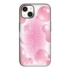 유스픽 디자인 마그네틱 카드포켓 핑크 무드 휴대폰 케이스