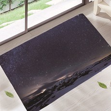 藍夜月光下背景氣氛轉換腳踏墊, 13, 1個