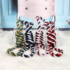 PASTEL PET 狗條紋繩索玩具 38 厘米, 隨機發貨, 4個