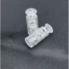 미소로운 타원형 끈길이 조절 버클 24 x 9 x 4.5 mm, 투명, 5개