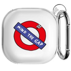 GOOSPERY Noisin Galaxy Buds 2 透明外殼警告標誌, 單品, 注意間隔