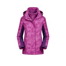 Naya Style女款板服迷彩防風防水登山服 QN-08-4