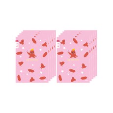 ibis 女童小學3-6歲閱讀書窄筆記本香腸10231, 混色, 10個