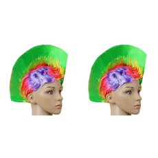 雞冠搖滾假髮, 8型, 2個