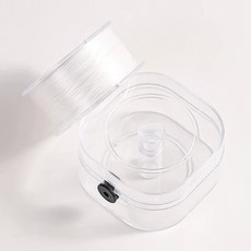 Khohimo 聚氨酯串珠手鍊編織繩 5W0573 長度 100m x 厚度 0.8mm, 白色, 1個