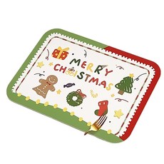 小麥購物 聖誕吸水防滑墊 L098, 薑餅人款, 1個