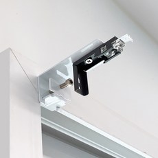 Kamdanam IKEA 專用鋁製免鑽孔窗簾支架, 2入, 白色