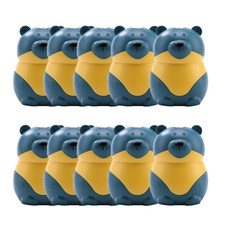 室內裝飾小熊熊順順牙籤筒 YT_RC244, 深藍色, 10個