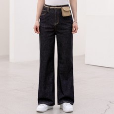 Chic Fox 女性用 It-chell 不易褪色彈性寬版牛仔褲