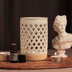 ARONICA 陶瓷香薰精油燈, DType(精油燈), 隨機出貨(底座), 1套