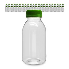 mir 牛奶 透明 深綠色蓋 PET瓶, 48個, 300ml